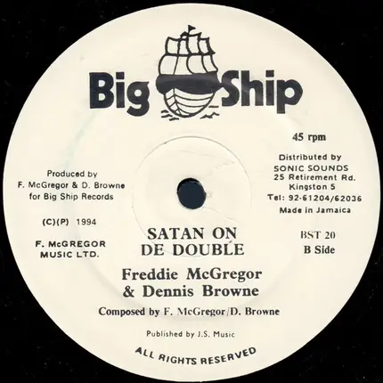 Freddie McGregor & Dennis Brown - Run From Trouble