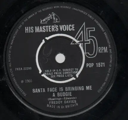 Freddie Davies - Give Us A Kiss For Christmas