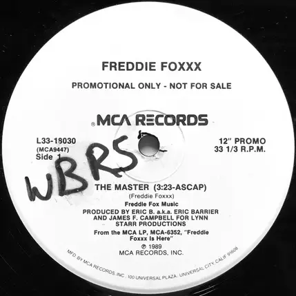 Freddie Foxxx / Ultimate Force - The Master / I'm not Playing