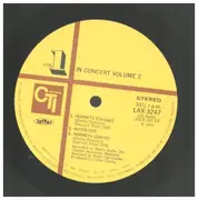 LP - Freddie Hubbard / Stanley Turrentine - In Concert, Volume 2 - Insert