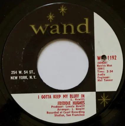 Freddie Hughes - Natural Man / I Gotta Keep My Bluff In