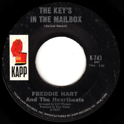 Freddie Hart And The Heartbeats - Why Should I Cry Over You / The Key's In The Mailbox