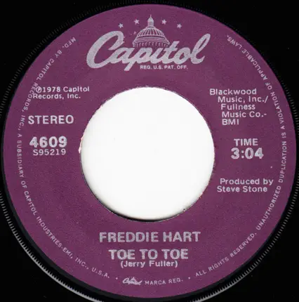 Freddie Hart - And Then Some / Toe To Toe
