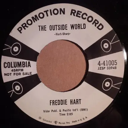 Freddie Hart - Say no more / The outside world