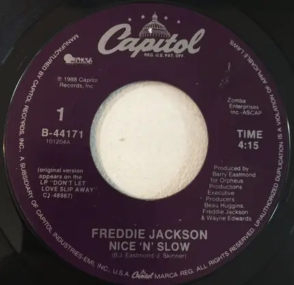 Freddie Jackson - Nice 'N' Slow