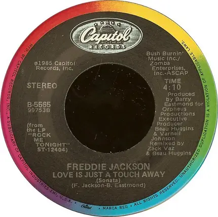 Freddie Jackson - Love Is Just A Touch Away