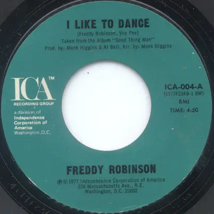 Freddie Robinson - I Like To Dance