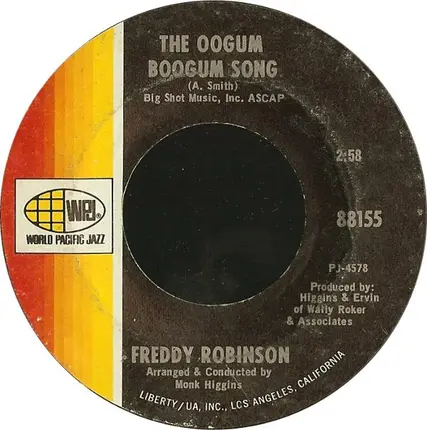 Freddie Robinson - The Oogum Boogum Song / Black Fox