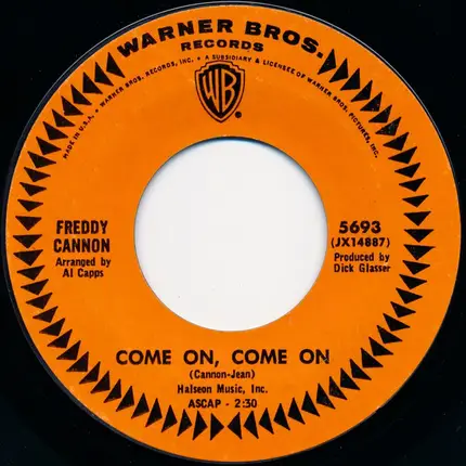 Freddy Cannon - The Dedication Song