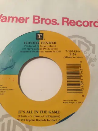 Freddy Fender - It's All In The Game
