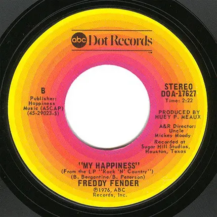 Freddy Fender - Vaya Con Dios / My Happiness