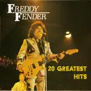LP - Freddy Fender - 20 Greatest Hits - White labels