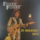 LP - Freddy Fender - 20 Greatest Hits - Red labels