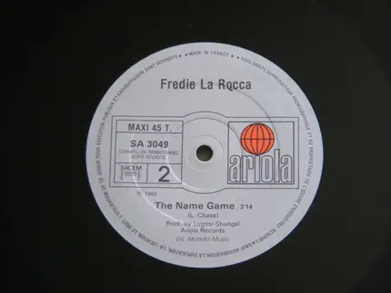 Freddy La Rocca - (Le Jeu Du) Name game