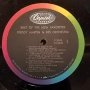 LP - Freddy Martin And His Orchestra - Best Of The New Favorites