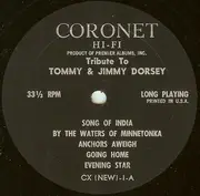 LP - Freddy Sateriale And His Orchestra - Tribute To Tommy & Jimmy Dorsey