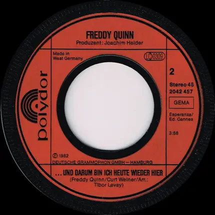Freddy Quinn - Weil Ich Dich Wirklich Liebe