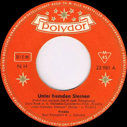 Freddy Quinn - Unter Fremden Sternen
