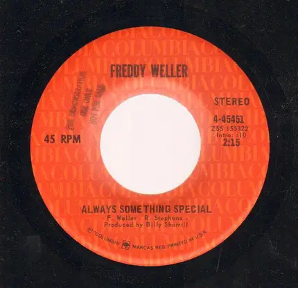 Freddy Weller - Another Night Of Love / Always Something Special