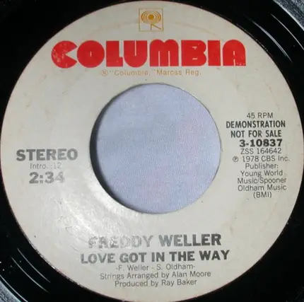 Freddy Weller - Love Got in the Way