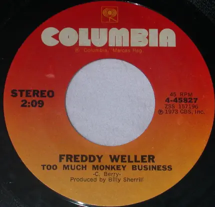 Freddy Weller - Too Much Monkey Business