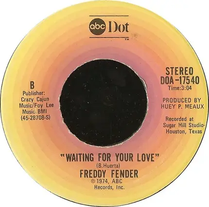 Freddy Fender - Before the Next Teardrop Falls