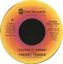 7inch Vinyl Single - Freddy Fender - Living It Down