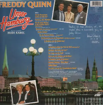 Freddy Quinn - Unser Hamburg
