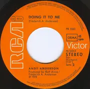 7inch Vinyl Single - Frederick A. Anderson - Sally -  (Don't Throw Your Life Away)