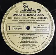 Double LP - Frederick Delius, Felicity Lott, Anthony Rolfe Johnson, a.o. - The Fenby Legacy: Music Of Delius - +insert