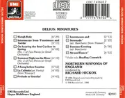 CD - Delius - Miniatures