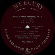 LP - Frederick Fennell,  The Eastman-Rochester Orchestra - Music Of Leroy Anderson, Vol. 2 - Mono