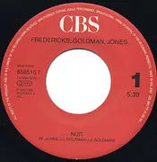 7inch Vinyl Single - Fredericks Goldman Jones - Nuit