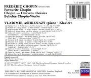 CD - Chopin / Vladimir Ashkenazy - Favourite Chopin