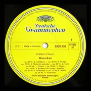 LP - Frédéric Chopin - Arturo Benedetti Michelangeli - 10 Mazurkas · Prélude Op. 45 · Ballade Op.23 · Scherzo Op. 31
