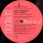 LP - Artur Rubinstein - Chopin - red seal