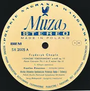 LP - Frédéric Chopin - Krystian Zimerman - Dzieła Wszystkie - I Koncert Fortepianowy E-moll Op. 11