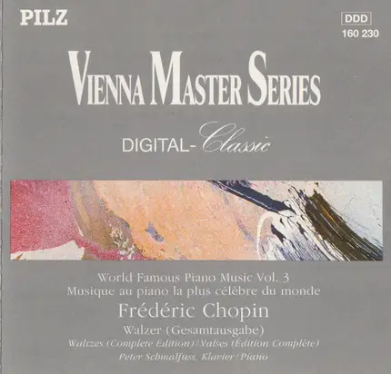 Chopin - World Famous Piano Music, Vol. 3: Waltzes, Complete Edition