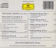 CD - Chopin / Ivo Pogorelich - Chopin Recital. Piano Sonata No. 2 - Klaviersonate Nr. 2 Op. 35 - Prélude - Scherzo - Nocturnes - Etudes