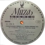 LP - Chopin - IX Międzynarodowy Konkurs im. F. Chopina - Warszava - 1975 | The IX International Chopin Piano Competition - Warsaw