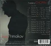 Double CD - Chopin / Vassily Primakov - 3 Sonatas 4 Ballades 4 Scherzos - Digipak