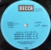 Double LP - Frédéric Chopin , Vladimir Ashkenazy - Klavierwerke - Hardcover boxset + Booklet