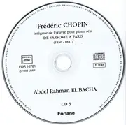 CD - Frédéric Chopin , Abdel Rahman El Bacha - De Varsovie A Paris (1830-1831)