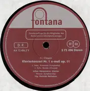 LP - Chopin - Klavierkonzert Nr. 1 Op. 11