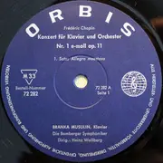 LP - Chopin - Konzert Für Klavier Und Orchester Nr. 1 / Etüde F-Dur op. 25/3