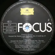 LP - Frédéric Chopin , Franz Liszt - Stefan Askenase , Tamás Vásáry - Klavierkonzert Nr. 2 / Klavierkonzert Nr. 1