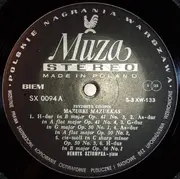 LP - Chopin - Dzieła Wszystkie / Wszystkie Mazurki Vol. III - Black Labels