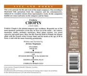 CD-Box - Frédéric Chopin , Jeremy Siepmann - Life And Works