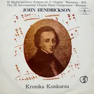 Chopin - IX Międzynarodowy Konkurs Im. F. Chopina • Warszawa 1975 (The IX International Chopin Piano Competi