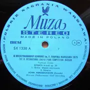 LP - Chopin - IX Międzynarodowy Konkurs Im. F. Chopina • Warszawa 1975 (The IX International Chopin Piano Competition • Warsaw) - Kronika Konkursu